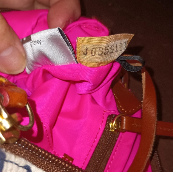 Disney Mickey Dooney and Bourke shoulder bag Blue Canvas - Picture 7 of 15